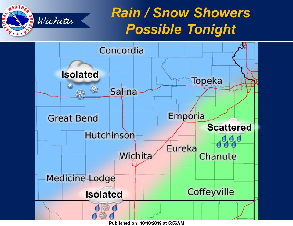 Snow possible Friday morning
